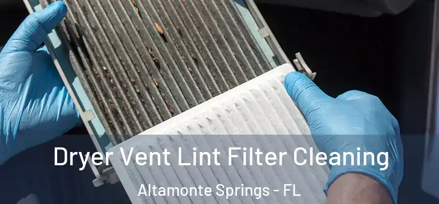 Dryer Vent Lint Filter Cleaning Altamonte Springs - FL